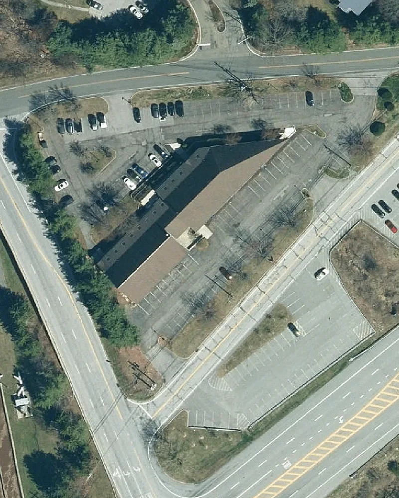 Aerial view of 118 River Road, Harriman, New York